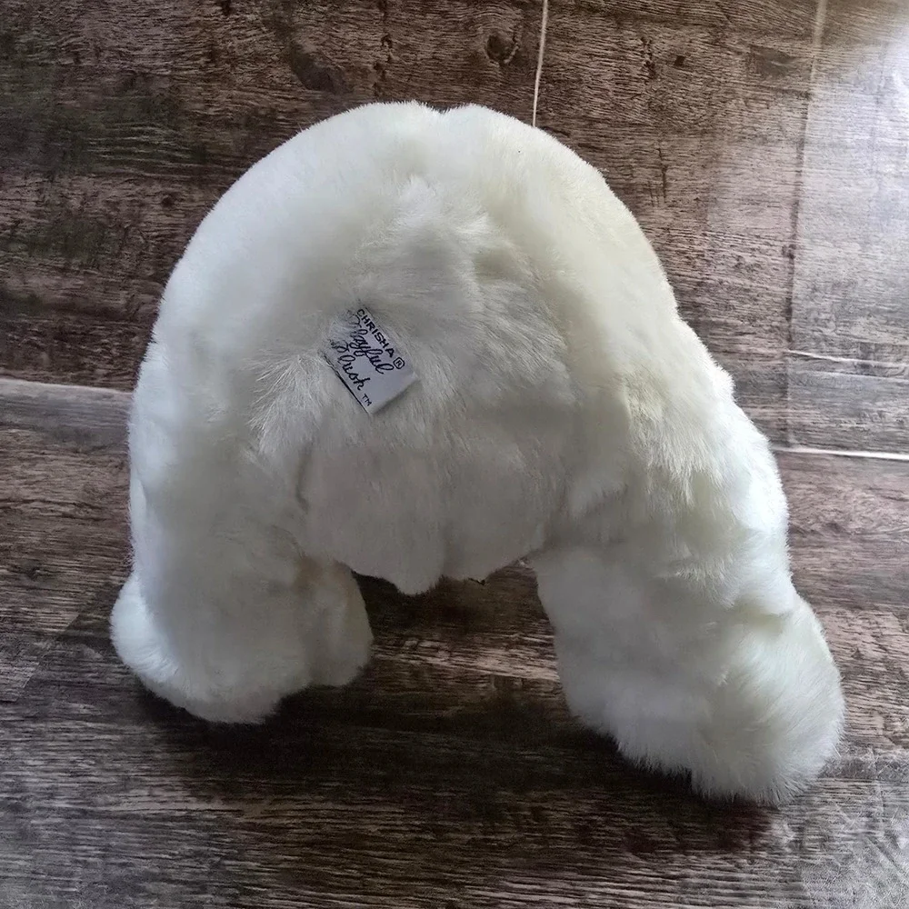 CHRISHA Playful Plush Polar Bear‎ Kids 12in White Excellent Soft Stuffed Animal